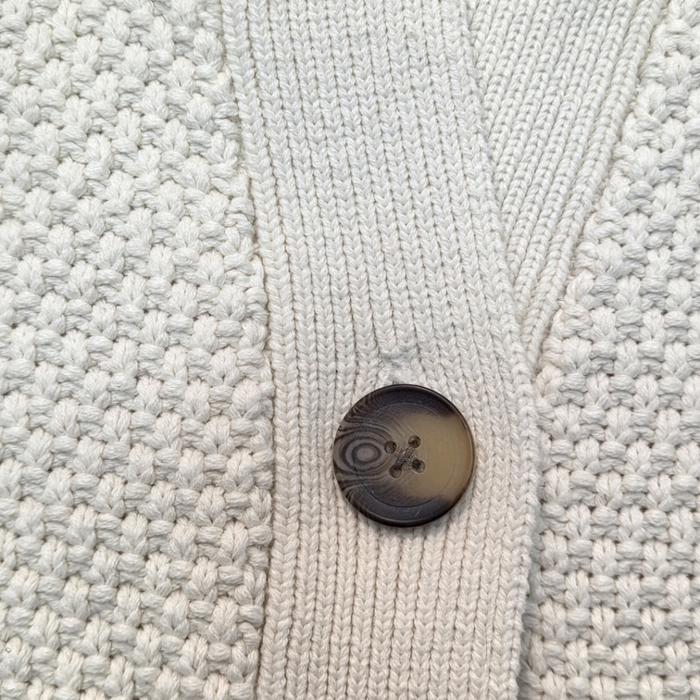 Top Sleeveless Crochet Vest With Cotton Button SzM - Picture 4 of 9